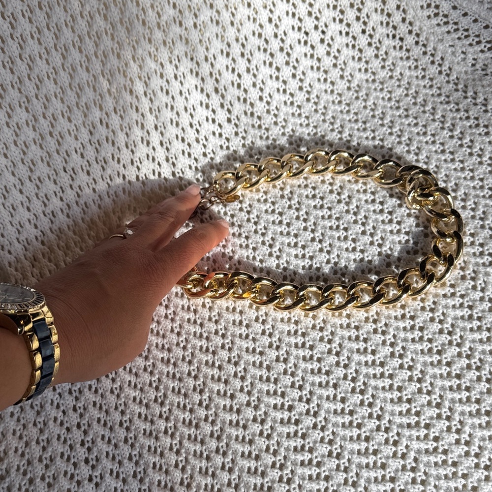 Aldo Gold Statement Necklace